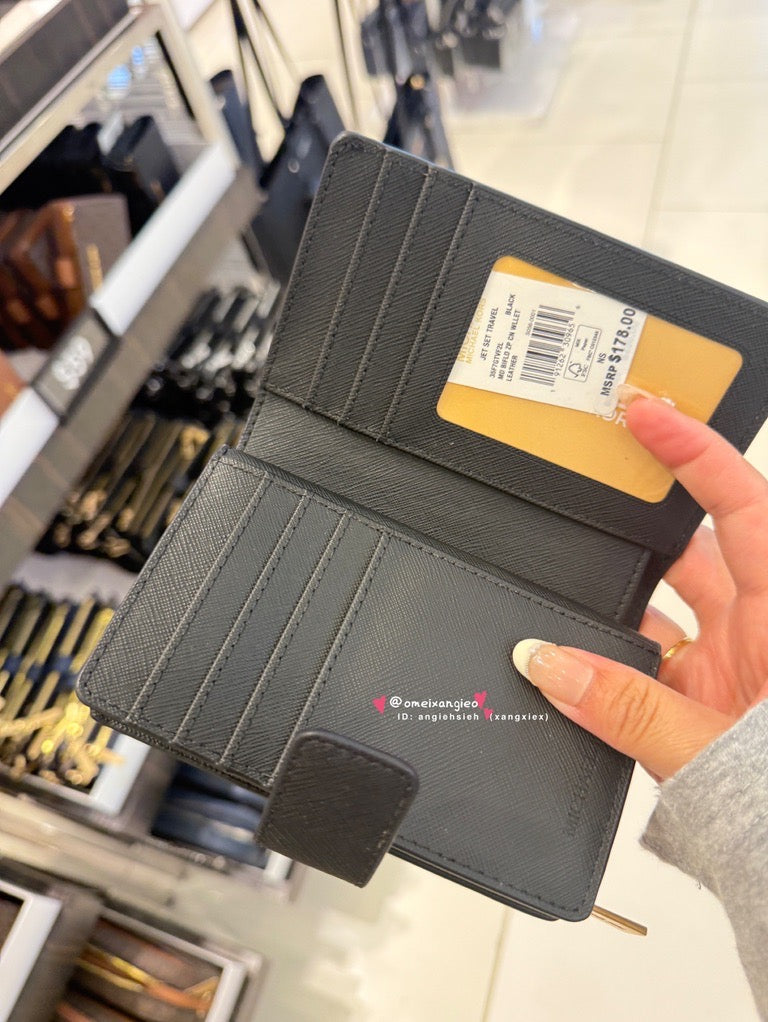 Michael Kors MK 防刮皮革中夾