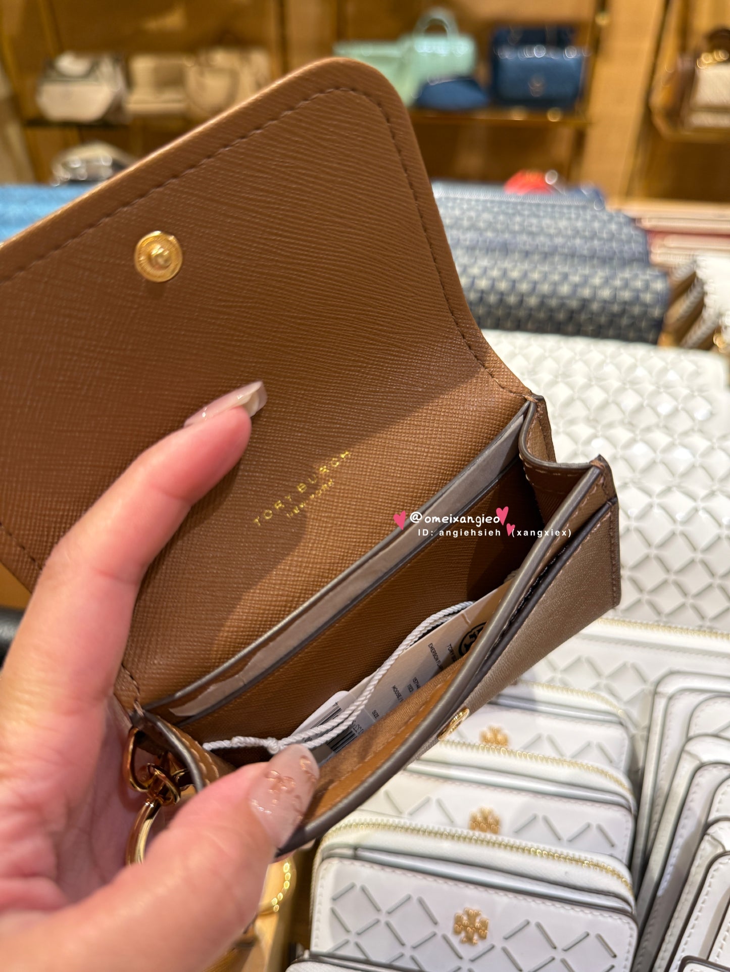 Tory Burch Emerson 防刮皮革卡夾