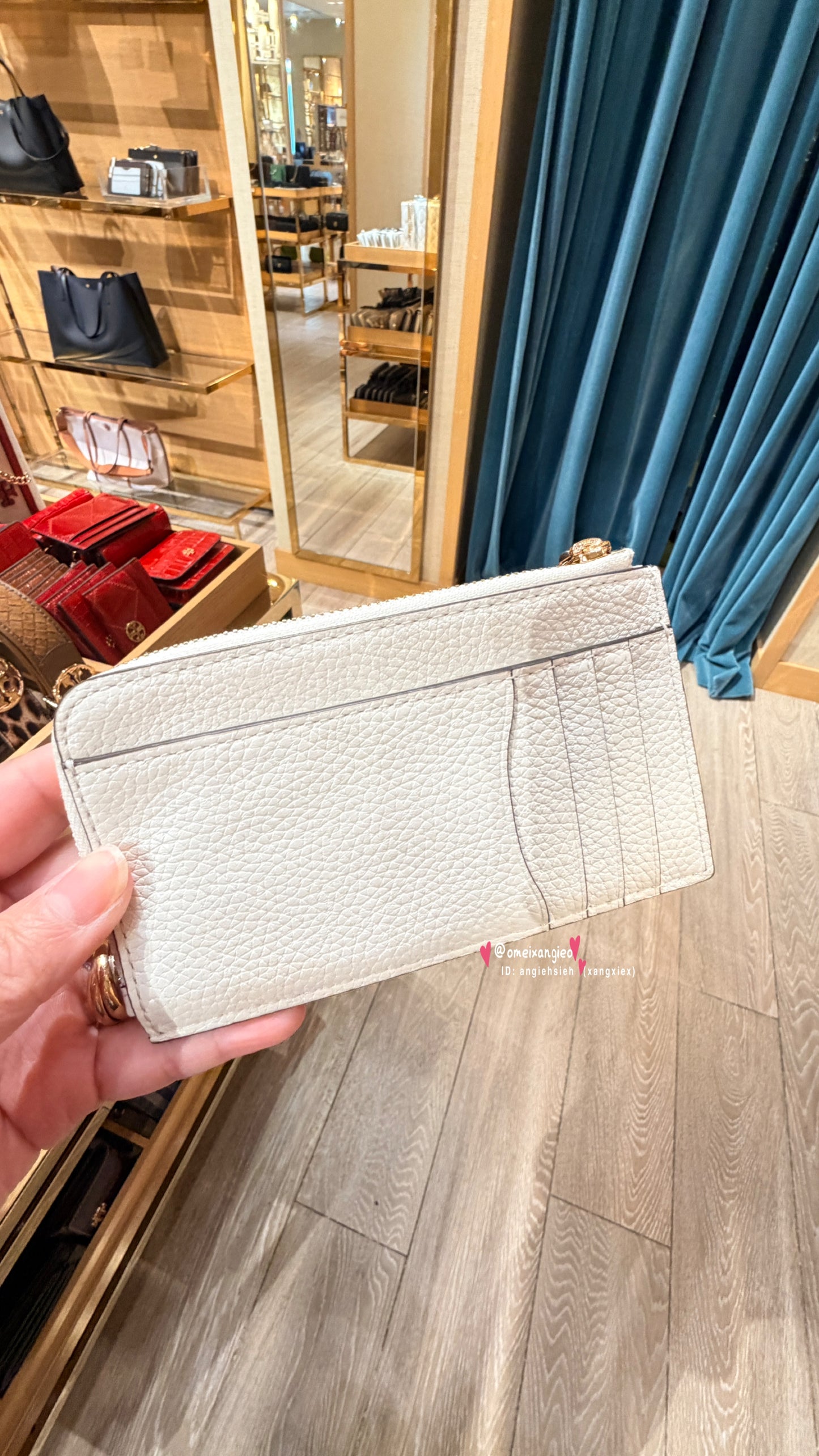 Tory Burch Blake 荔枝皮革卡夾