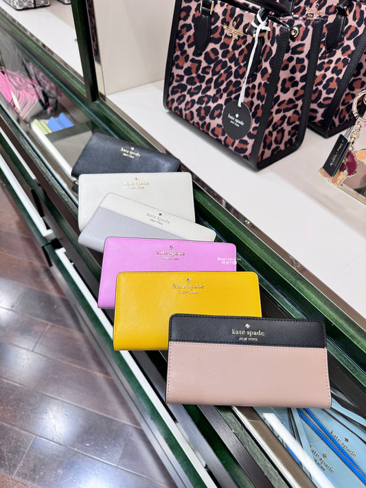 Kate Spade 對折多卡長夾