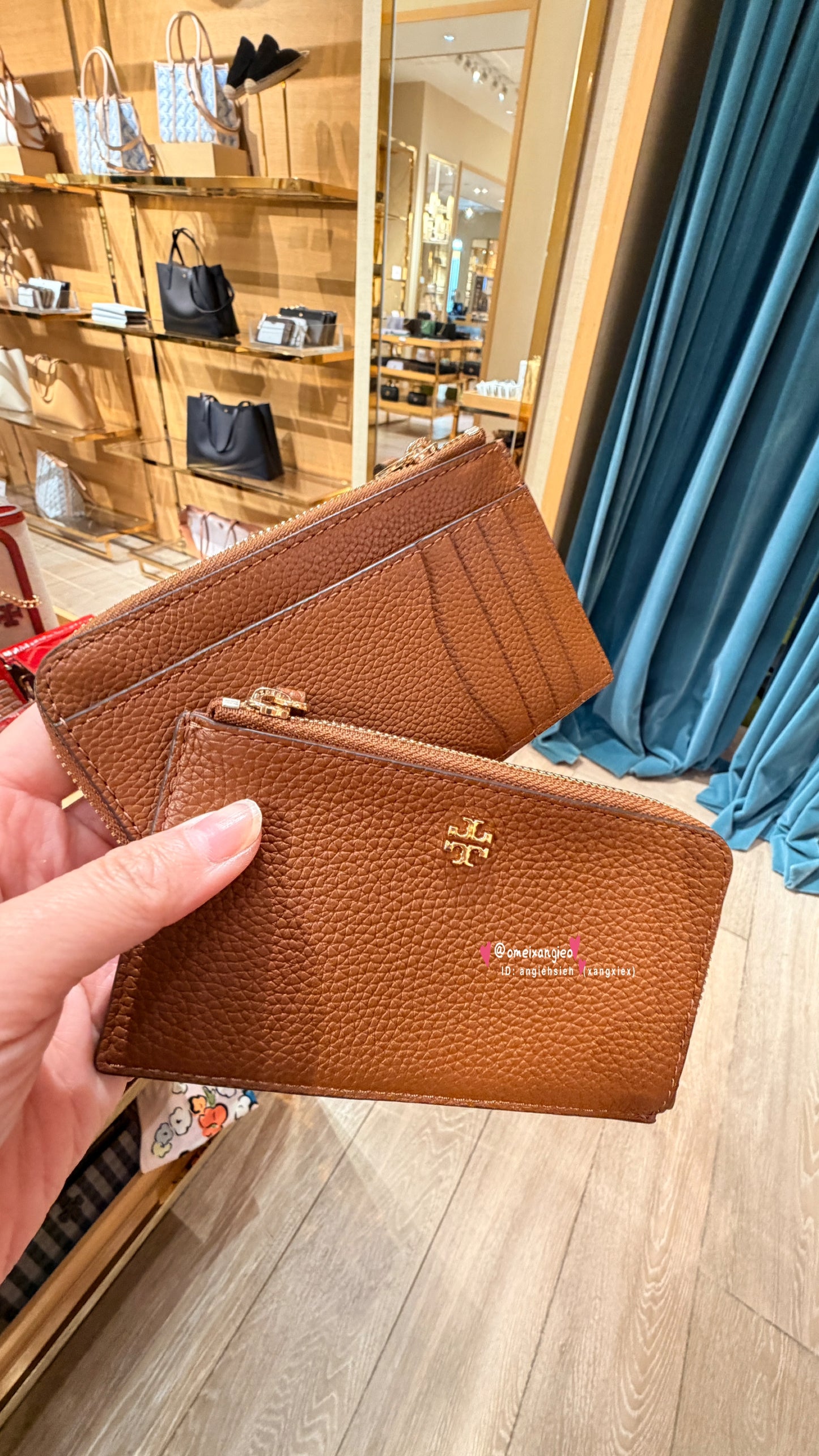 Tory Burch Blake 荔枝皮革卡夾