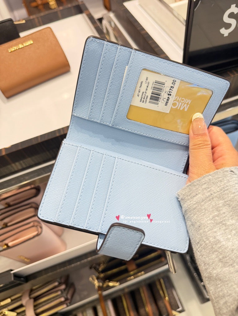 Michael Kors MK 防刮皮革中夾