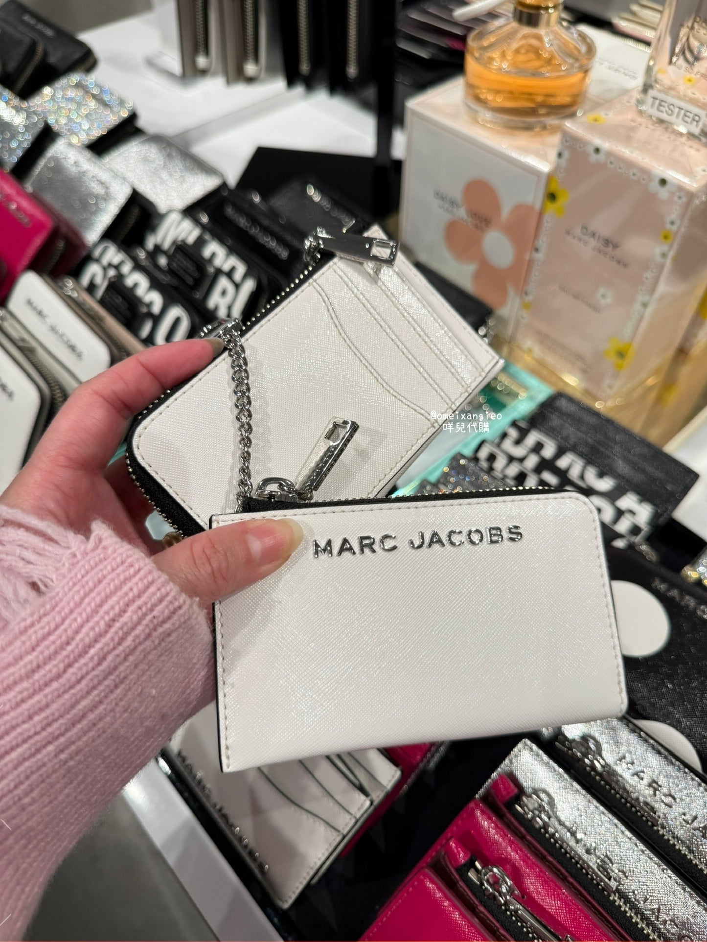 Marc Jacobs 防刮皮革零錢包票卡夾