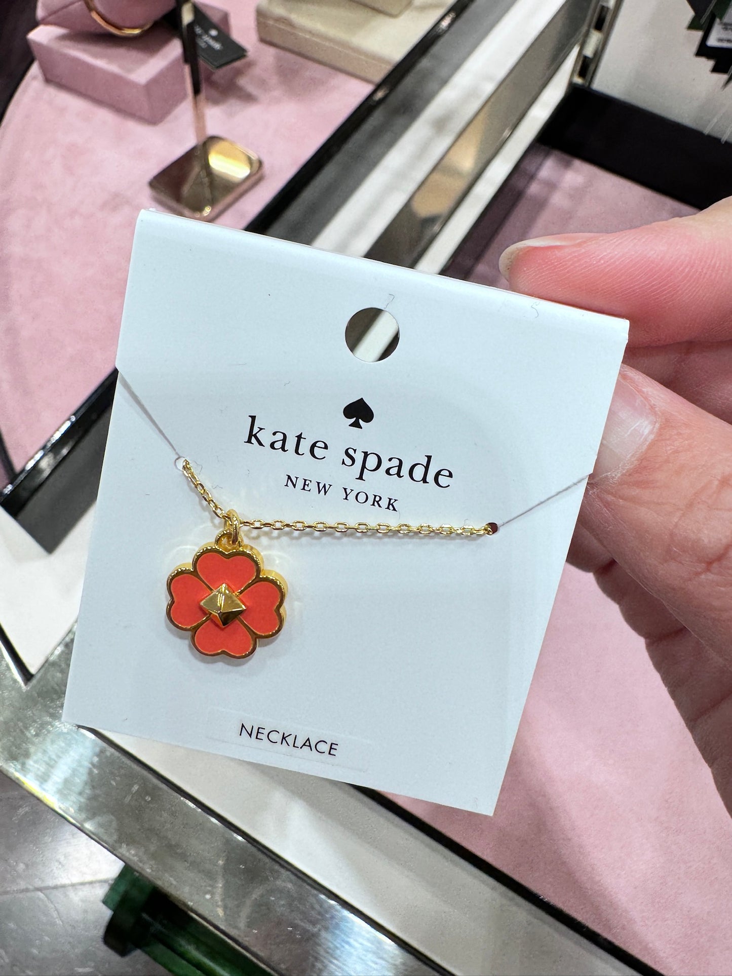 Kate Spade 幸運草項鍊