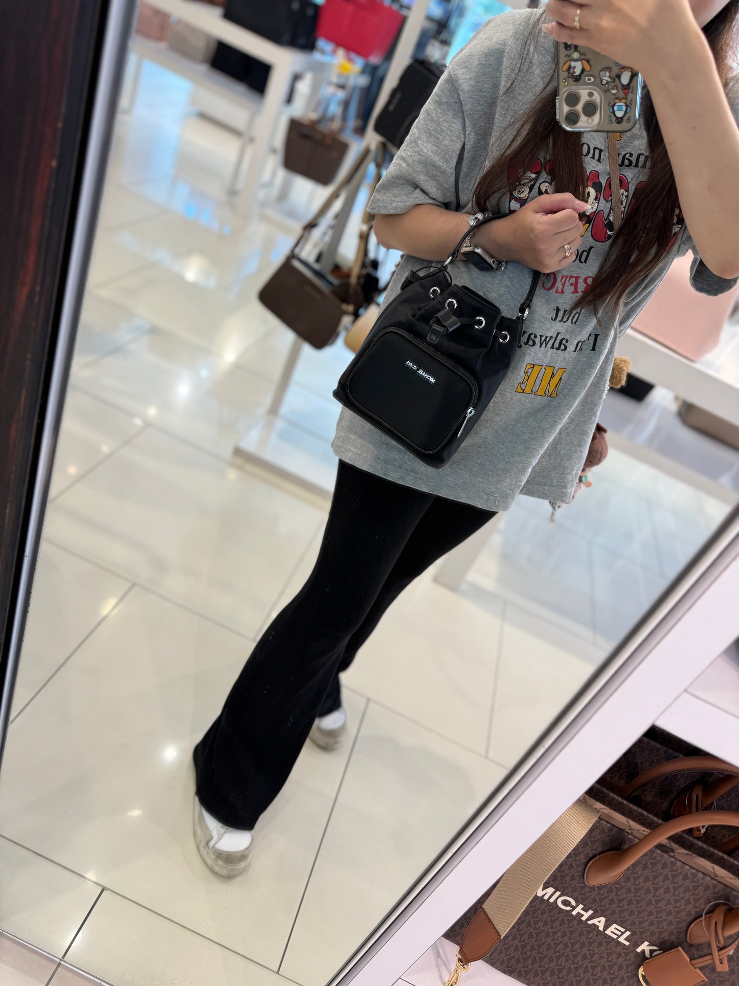 Michael KORS 尼龍水桶包