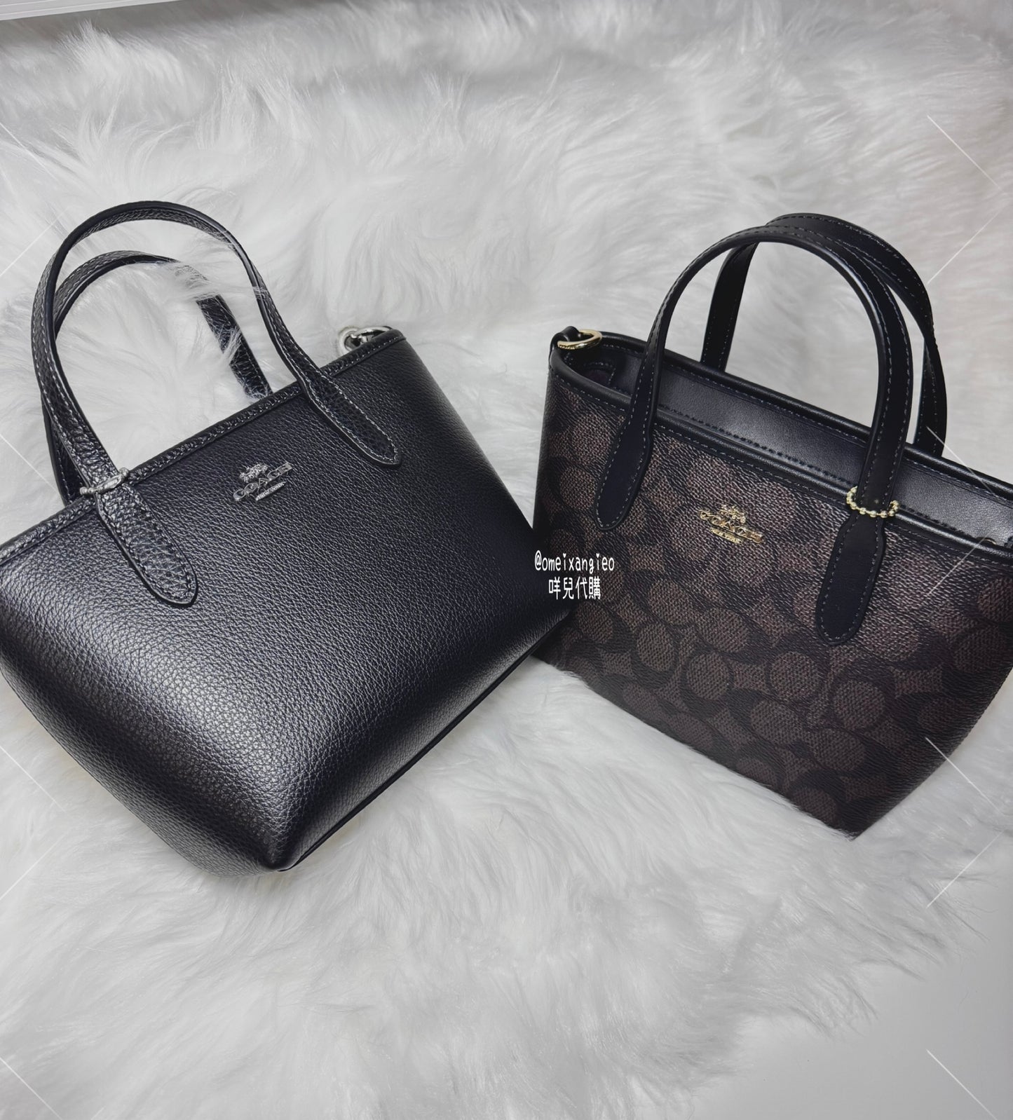 Coach mini city Tote 迷你托特包