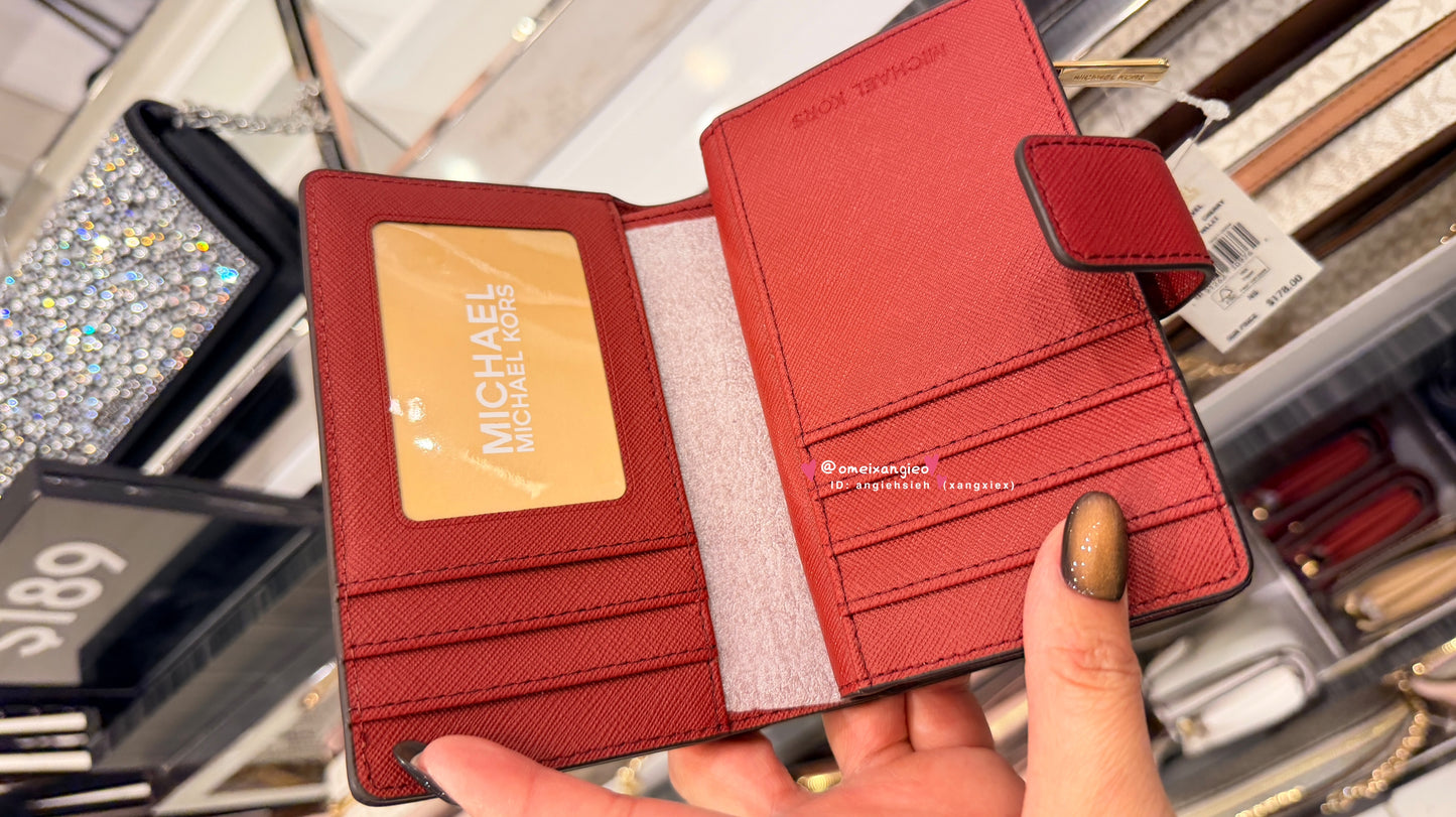 Michael Kors MK 防刮皮革中夾