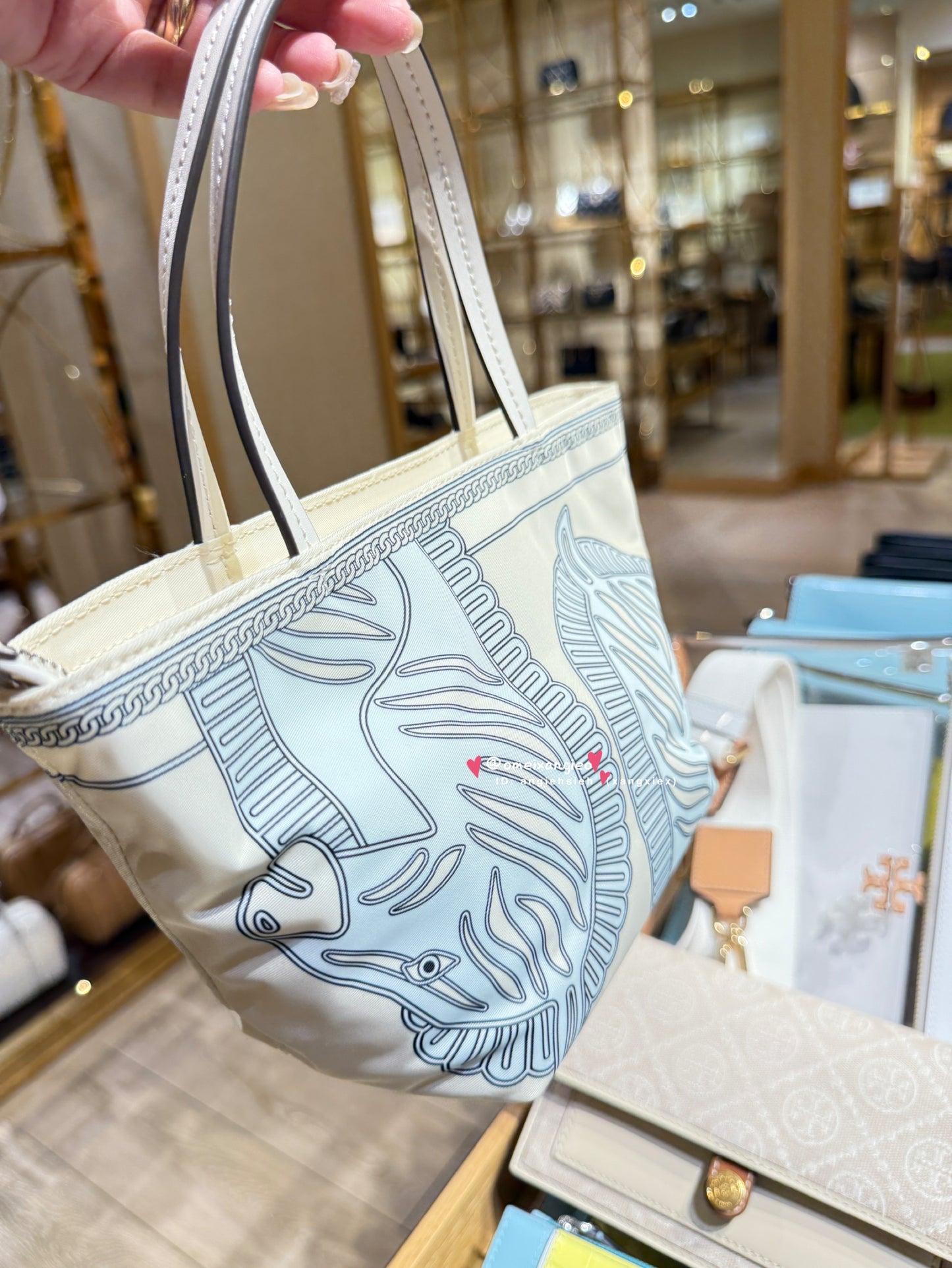 Tory Burch 尼龍小托特包 可斜背