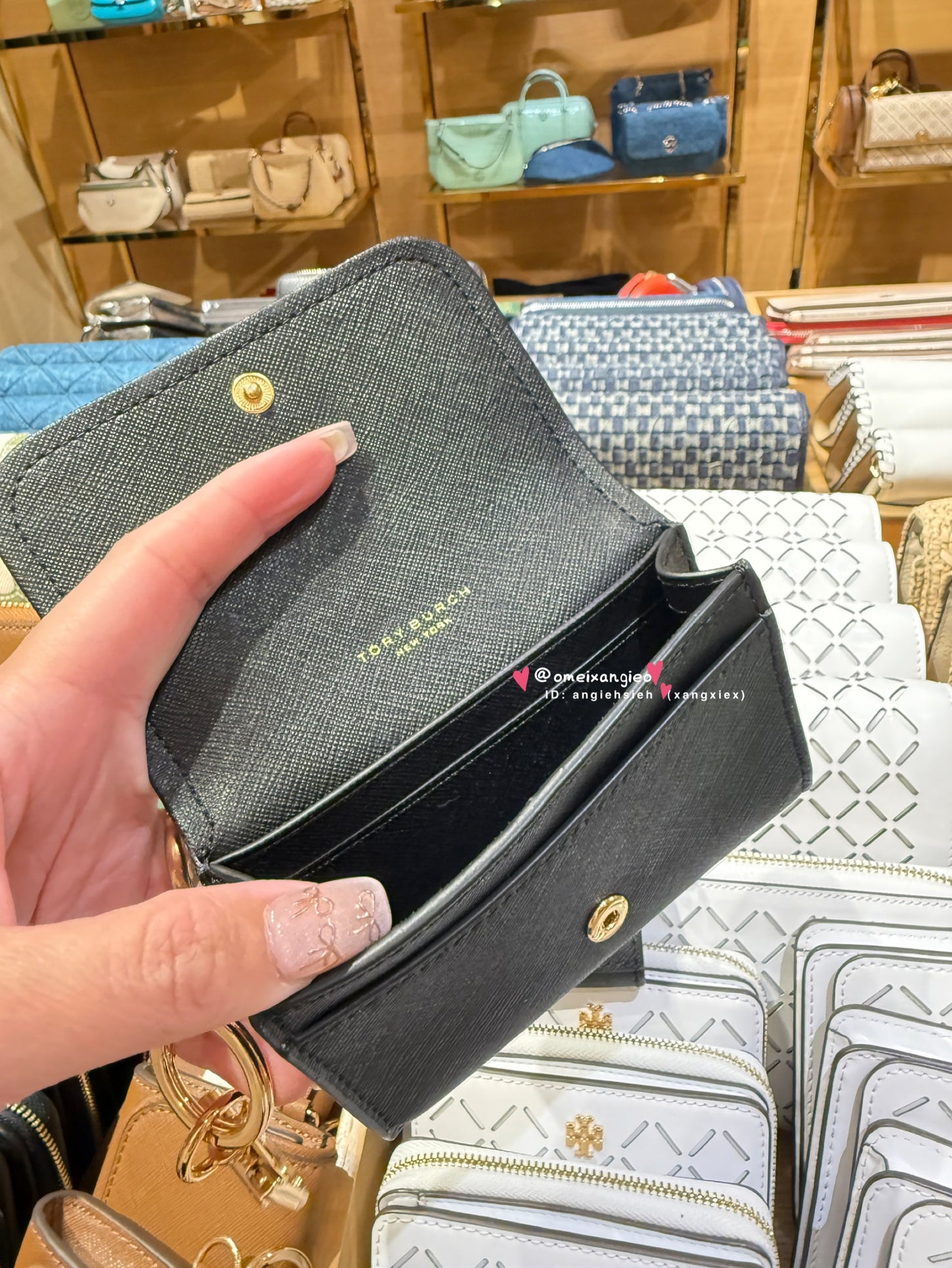 Tory Burch Emerson 防刮皮革卡夾