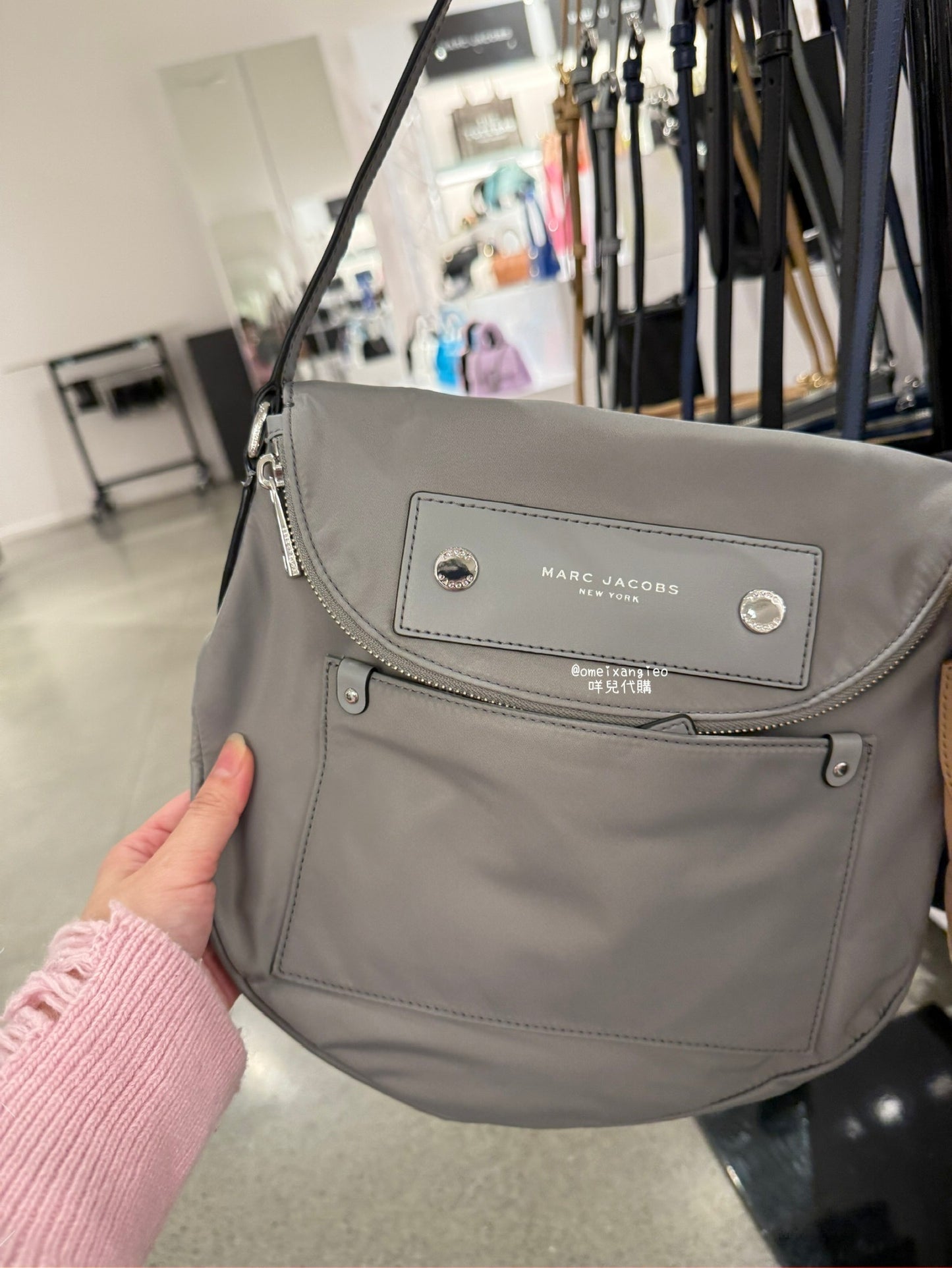 Marc Jacobs 尼龍斜背包 小豬包