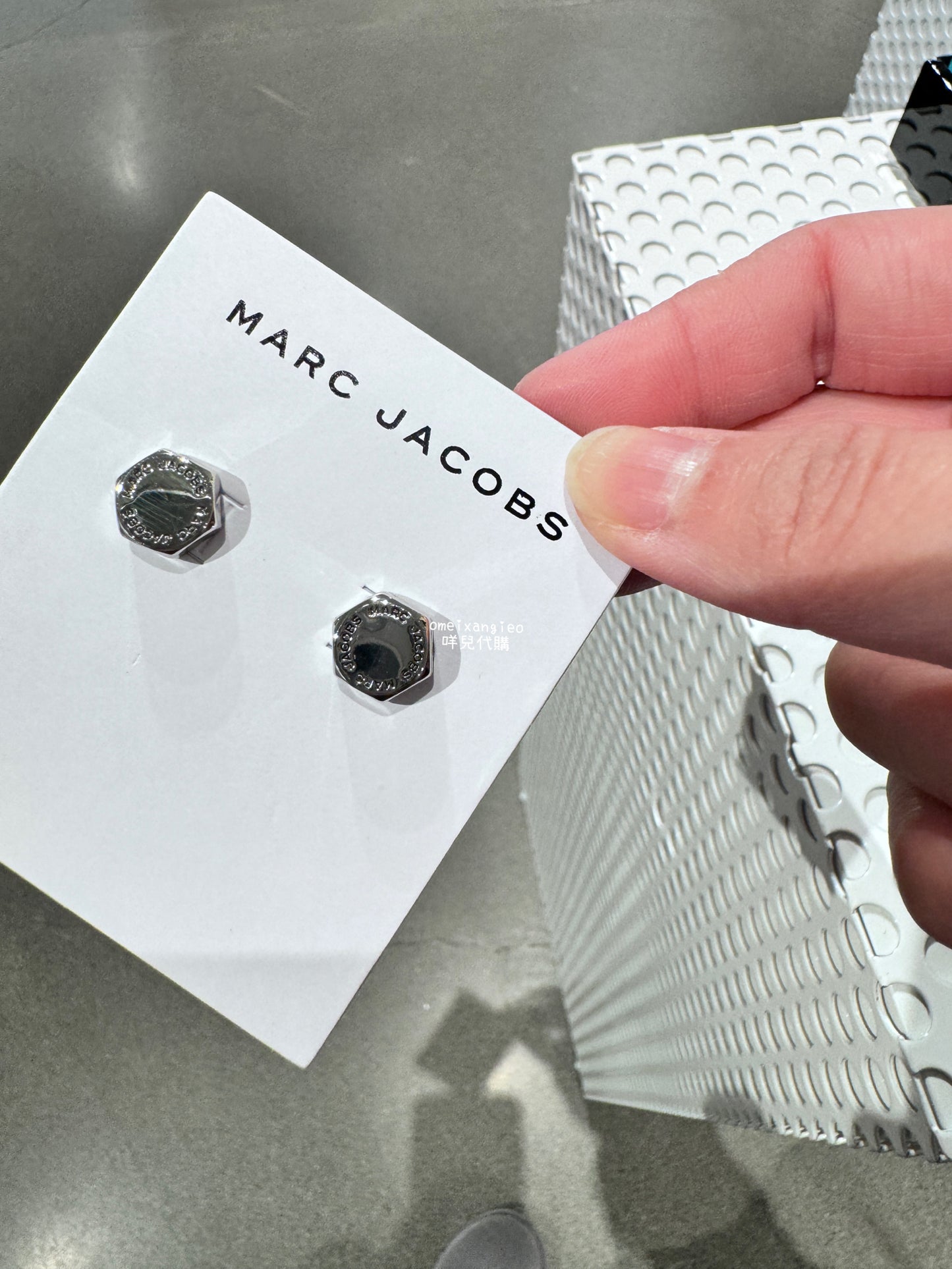 Marc Jacobs 小馬克 八角造型耳環