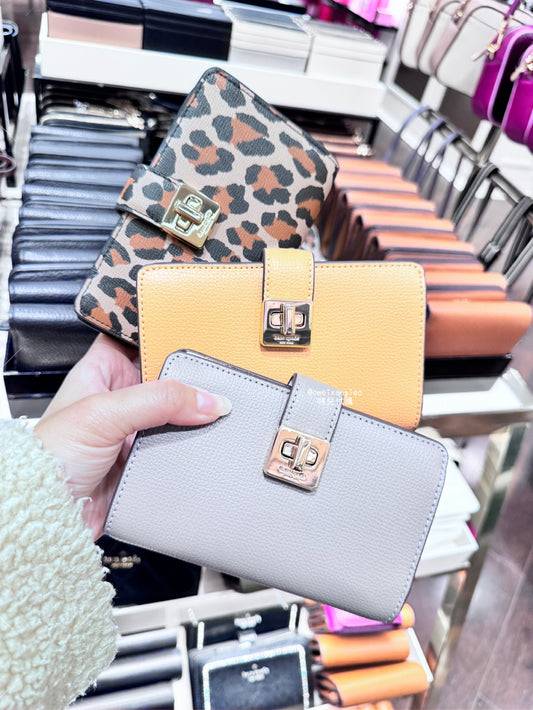 Kate Spade 旋轉釦小卡夾