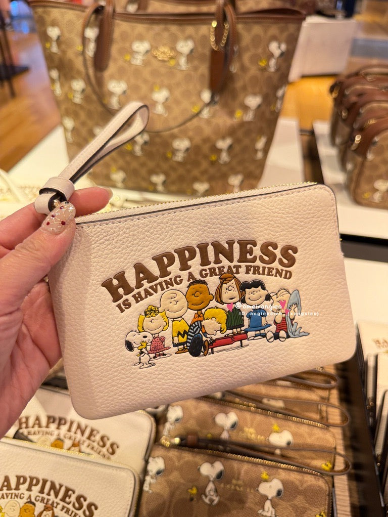 COACH X SNOOPY 小款手拿包