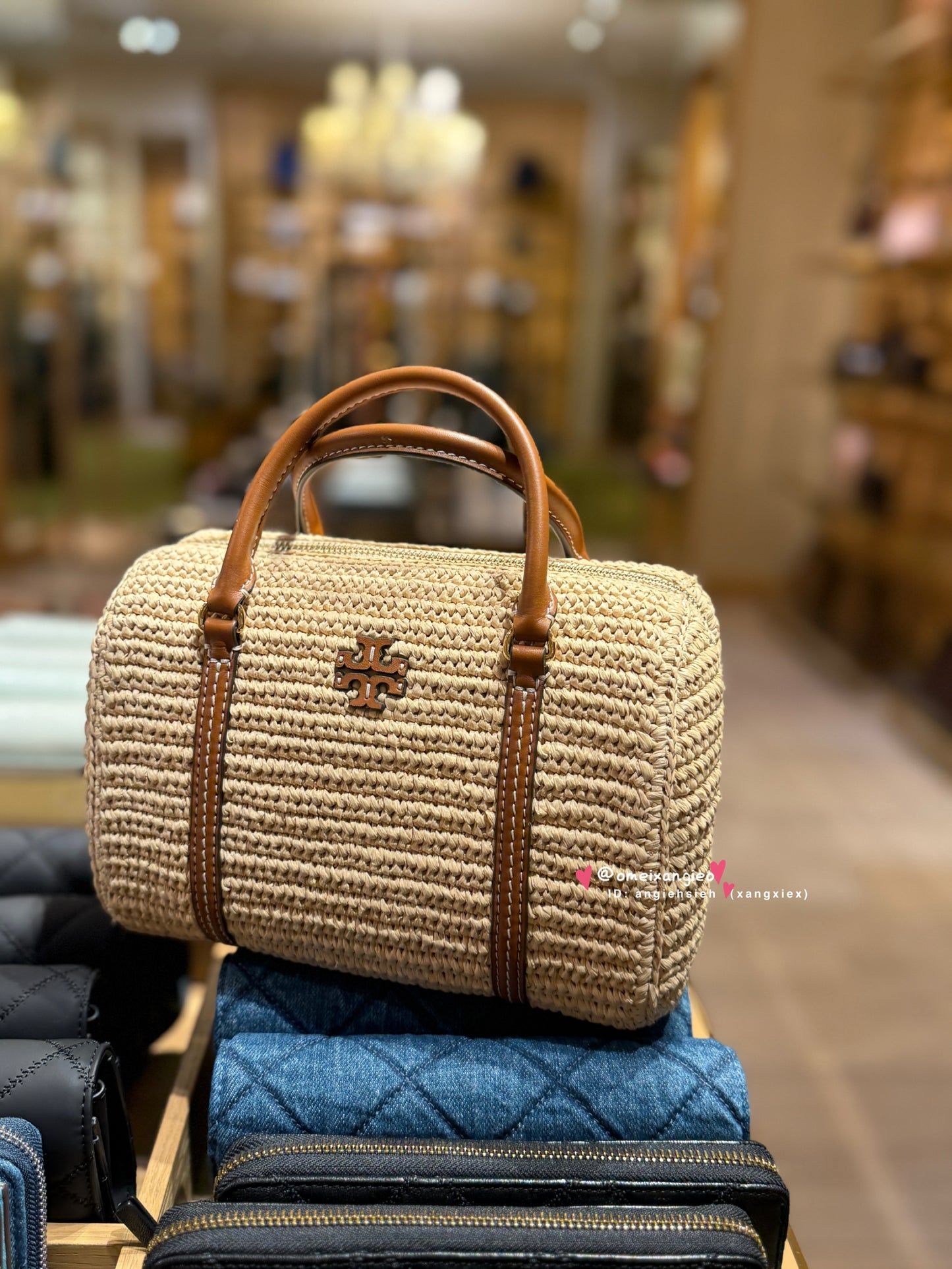 Tory Burch 編織波士頓包