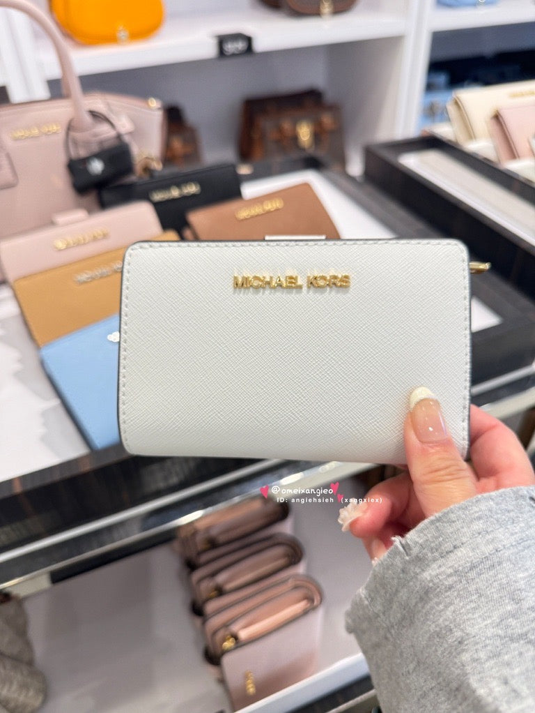 Michael Kors MK 防刮皮革中夾