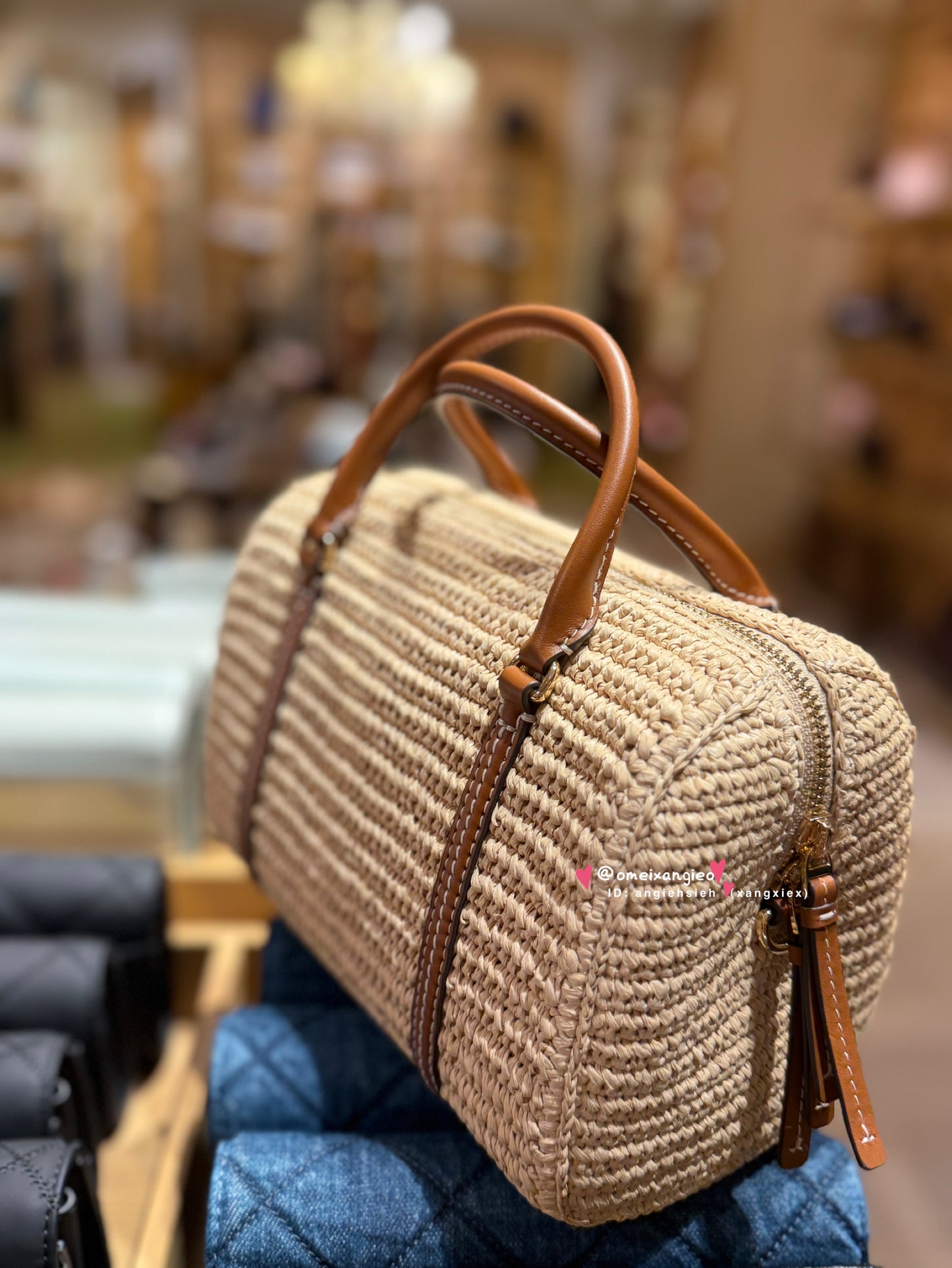 Tory Burch 編織波士頓包