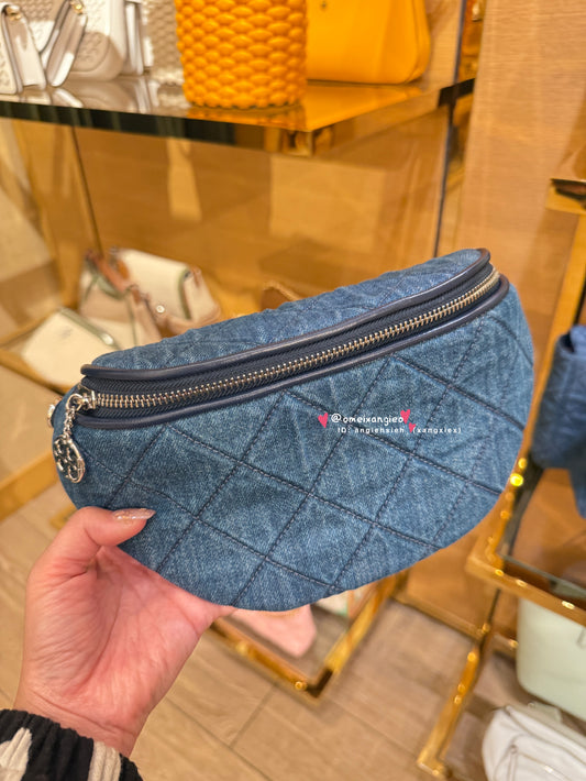 Tory Burch Willa 單寧腰包