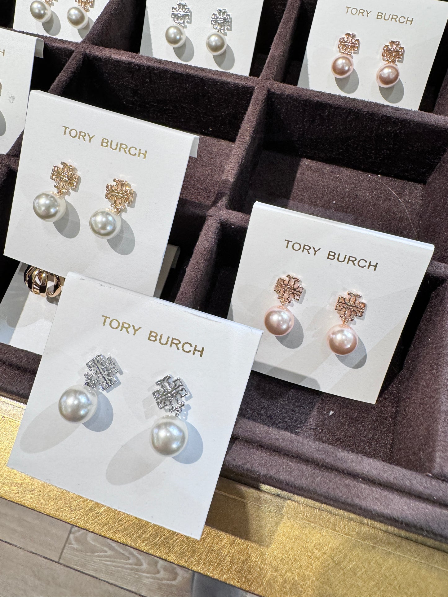 Tory Burch 珍珠耳環