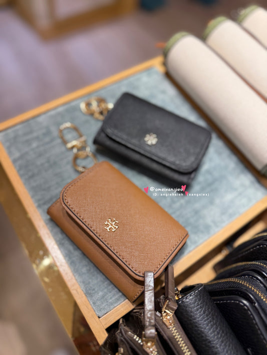 Tory Burch Emerson 防刮皮革卡夾