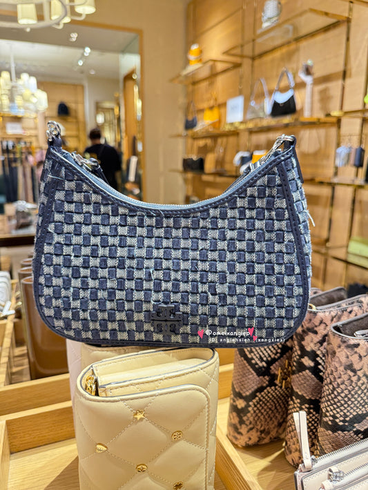 Tory Burch 棋盤格 腋下包