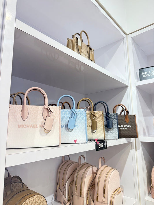 Michael Kors MK 老花漸層紙袋包