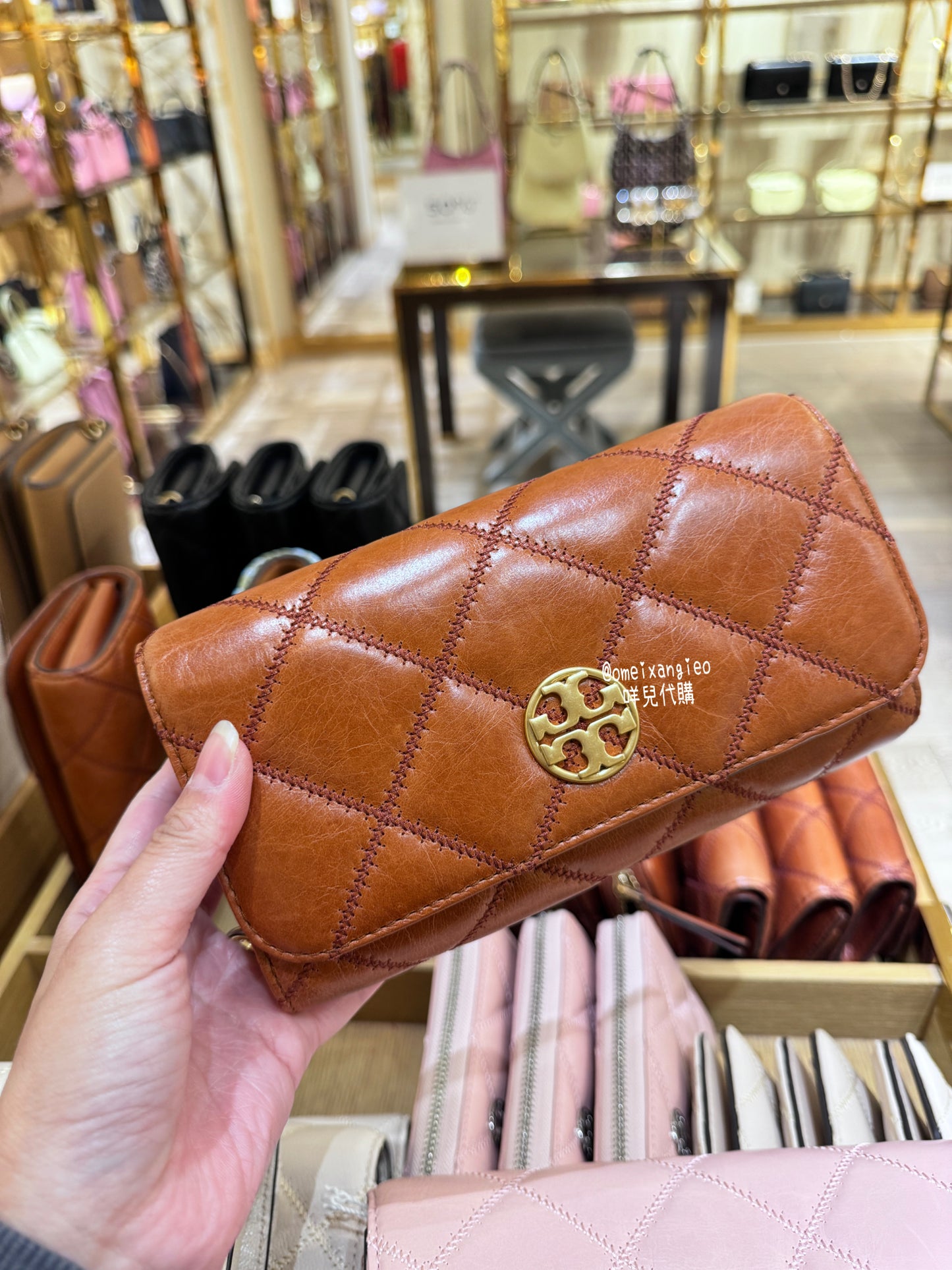 Tory Burch Willa WOC 斜背長夾