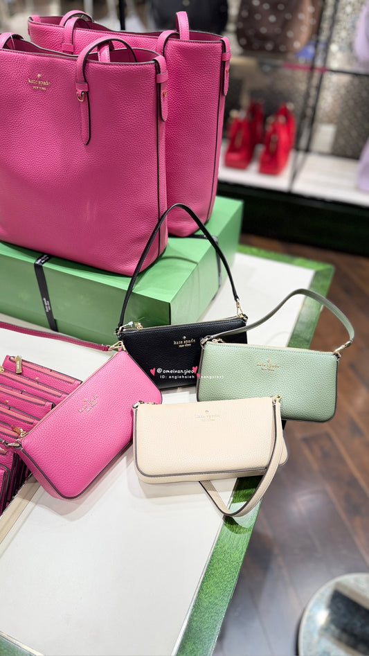 Kate Spade 節日限定 荔枝皮革腋下包