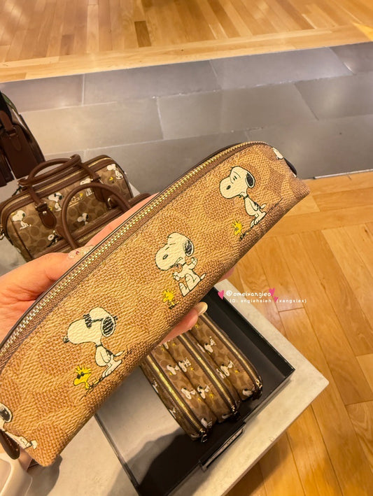 Coach x Snoopy 鉛筆盒