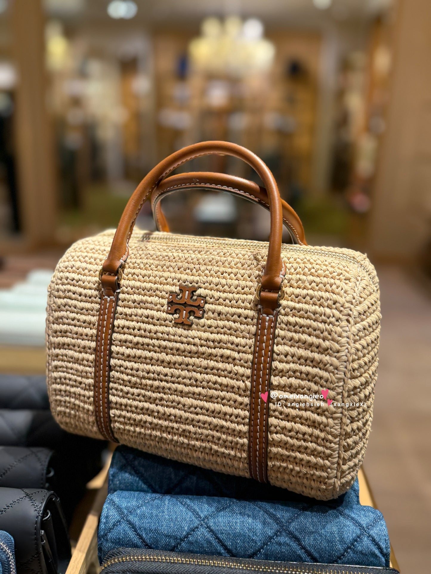 Tory Burch 編織波士頓包