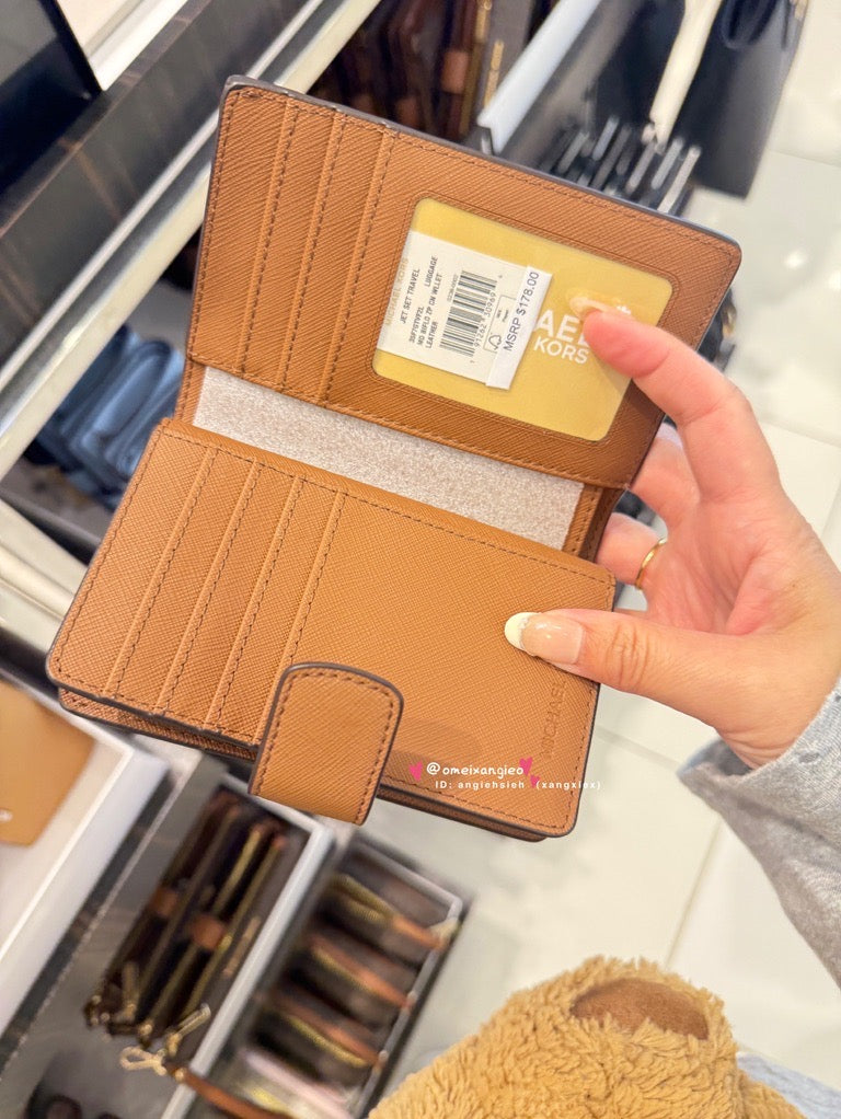Michael Kors MK 防刮皮革中夾