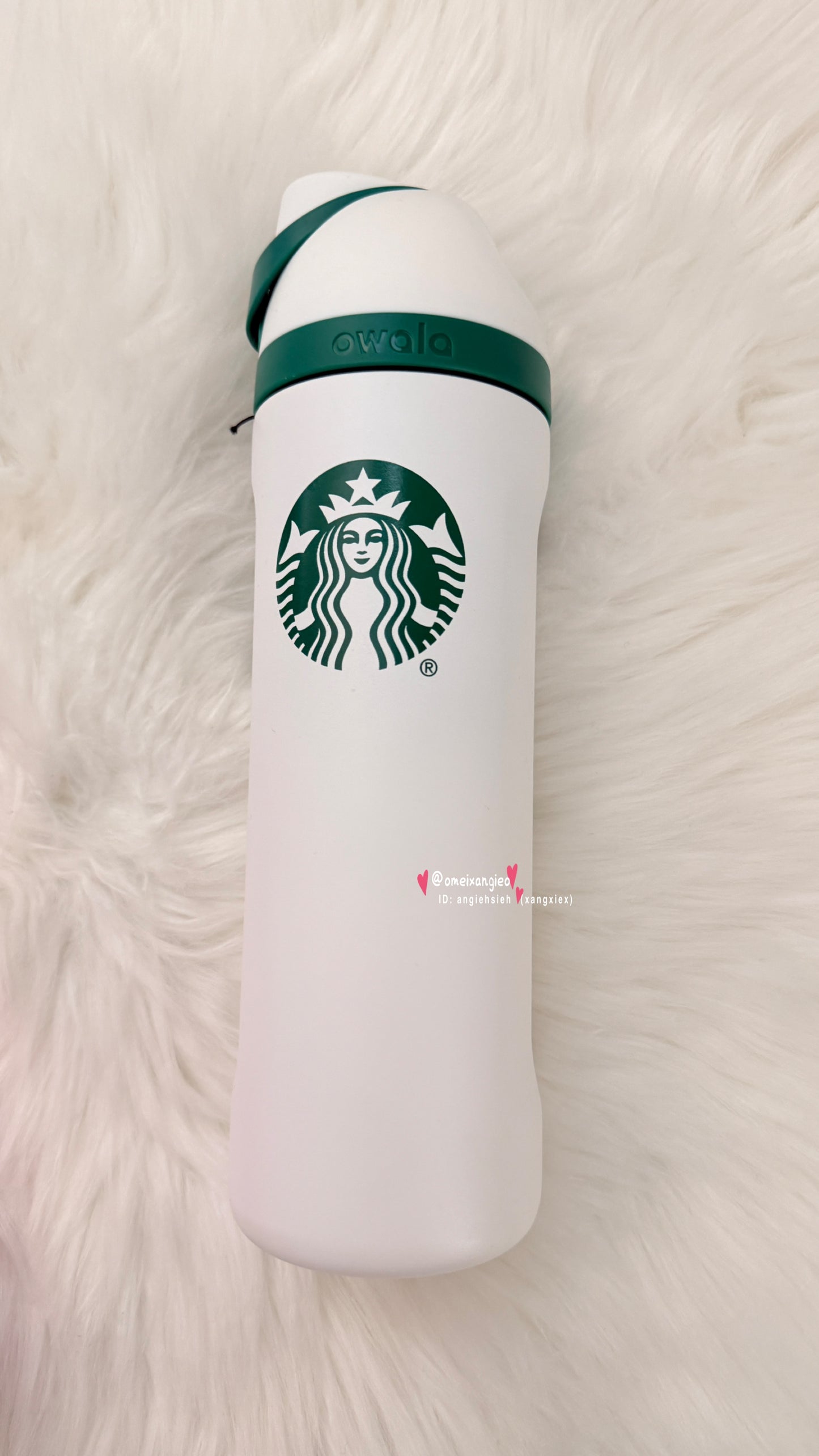 星巴克 x Owala 聯名FreeSip 不鏽鋼雙飲保溫杯 24oz (曜石黑 / 芭比粉 / 女神白)