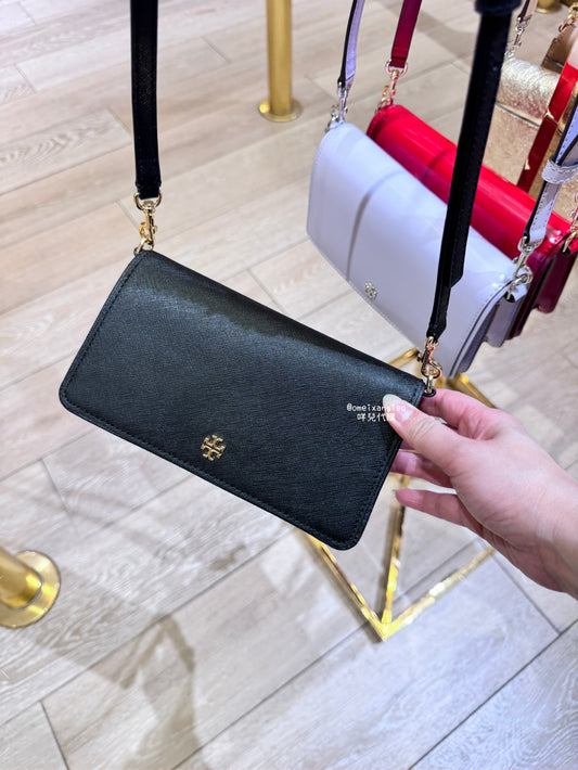 Tory Burch Emerson 防刮皮革 掀蓋斜背包