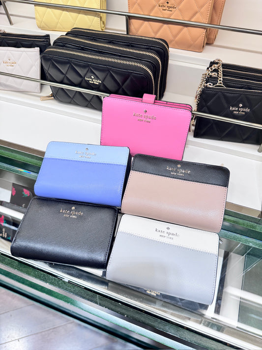 Kate Spade 防刮皮革中夾