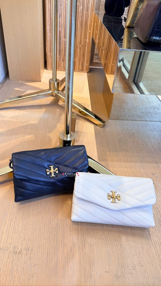 Tory Burch Kira 真皮 掀蓋斜背包