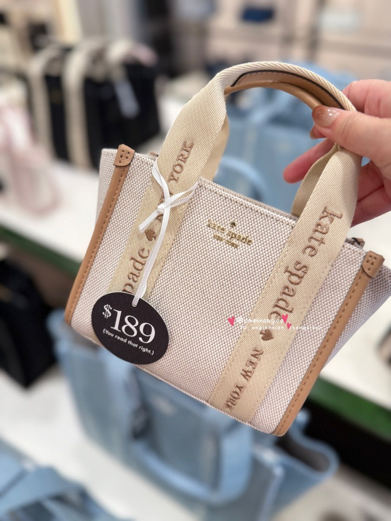 Kate Spade 迷你 帆布托特包