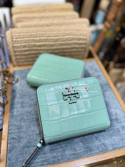 Tory Burch Thea 鱷魚紋小短夾