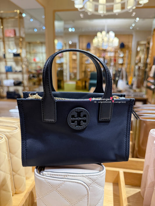 Tory Burch 黑色尼龍托特包