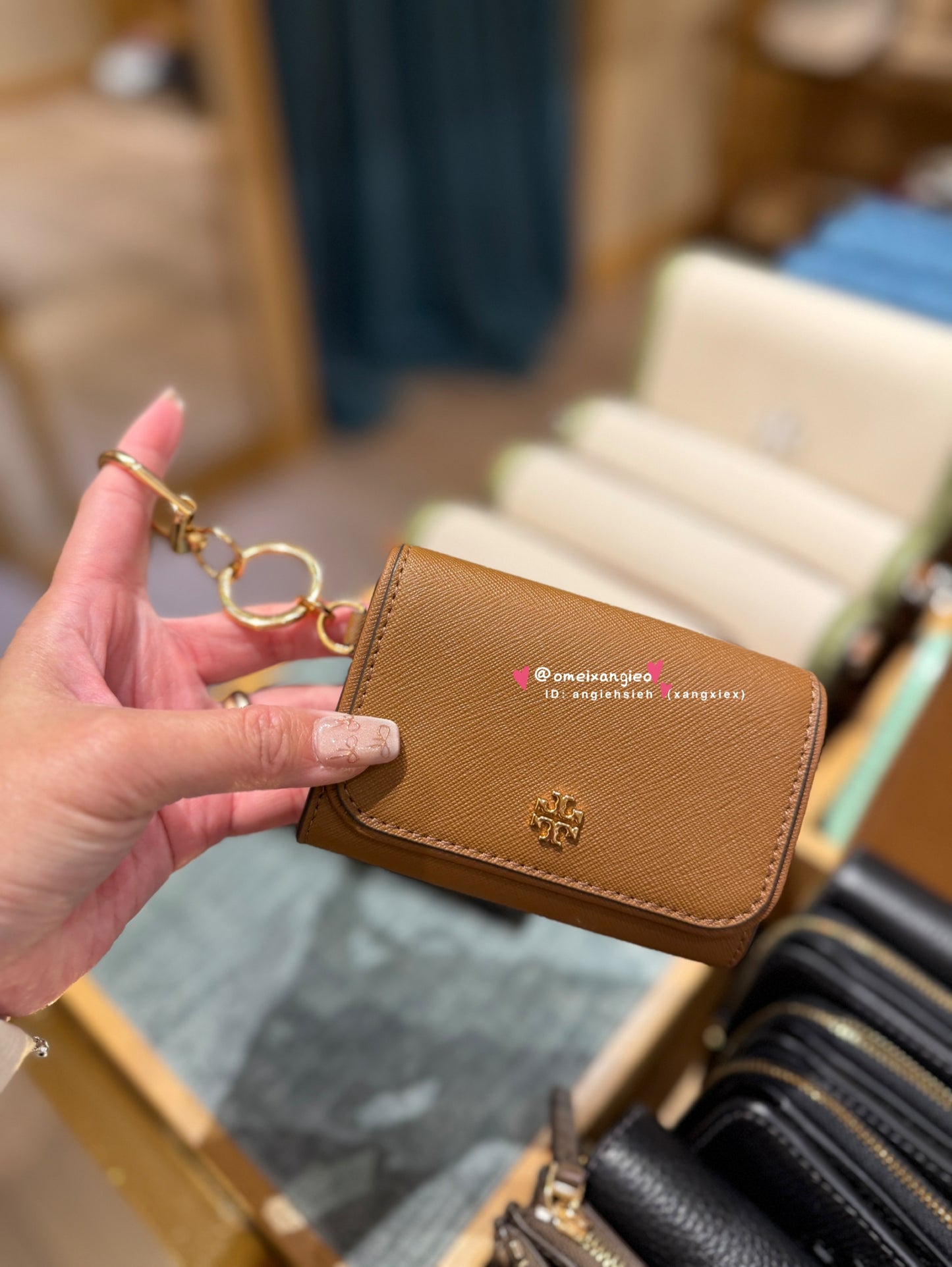 Tory Burch Emerson 防刮皮革卡夾