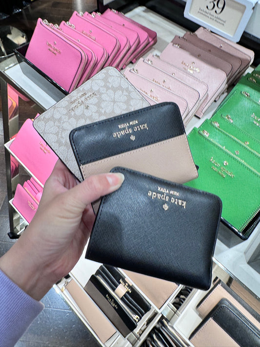 Kate Spade 防刮皮革迷你小短夾