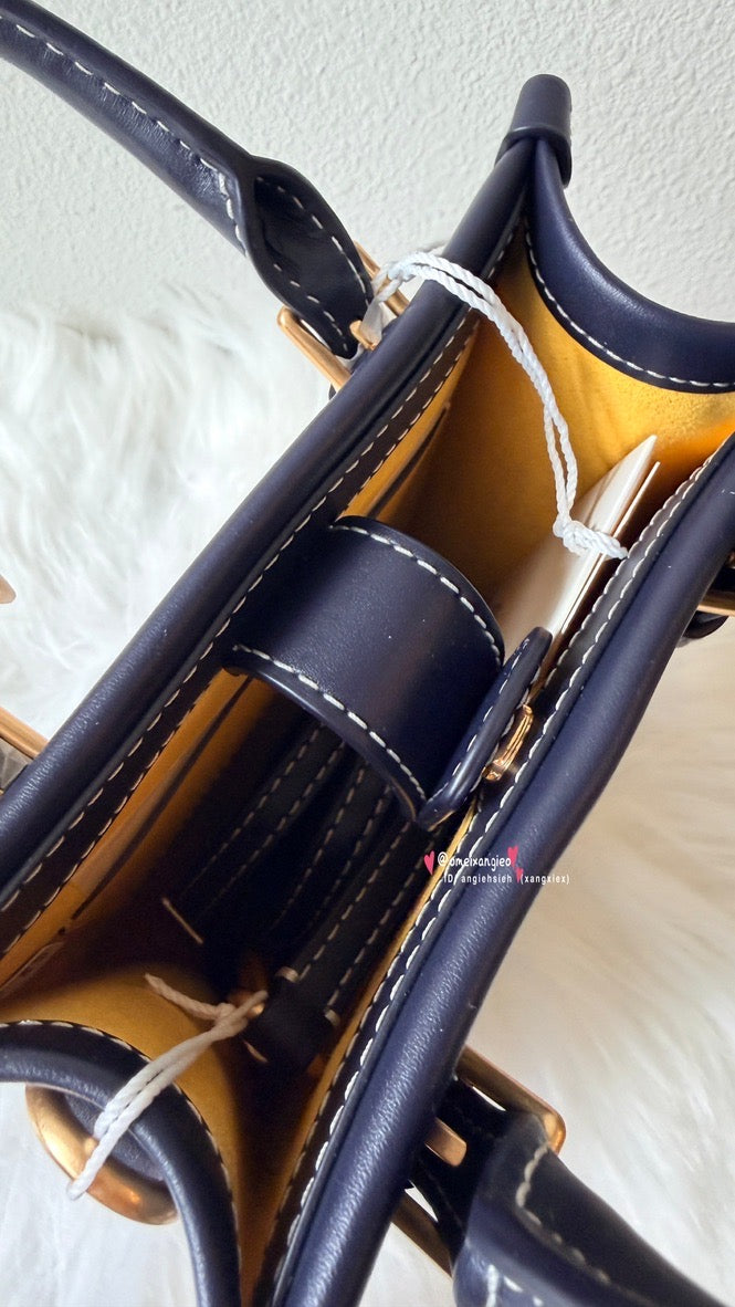 Tory Burch T Minogram Mini Tote 專櫃款 經典老花迷你托特包 琴譜包