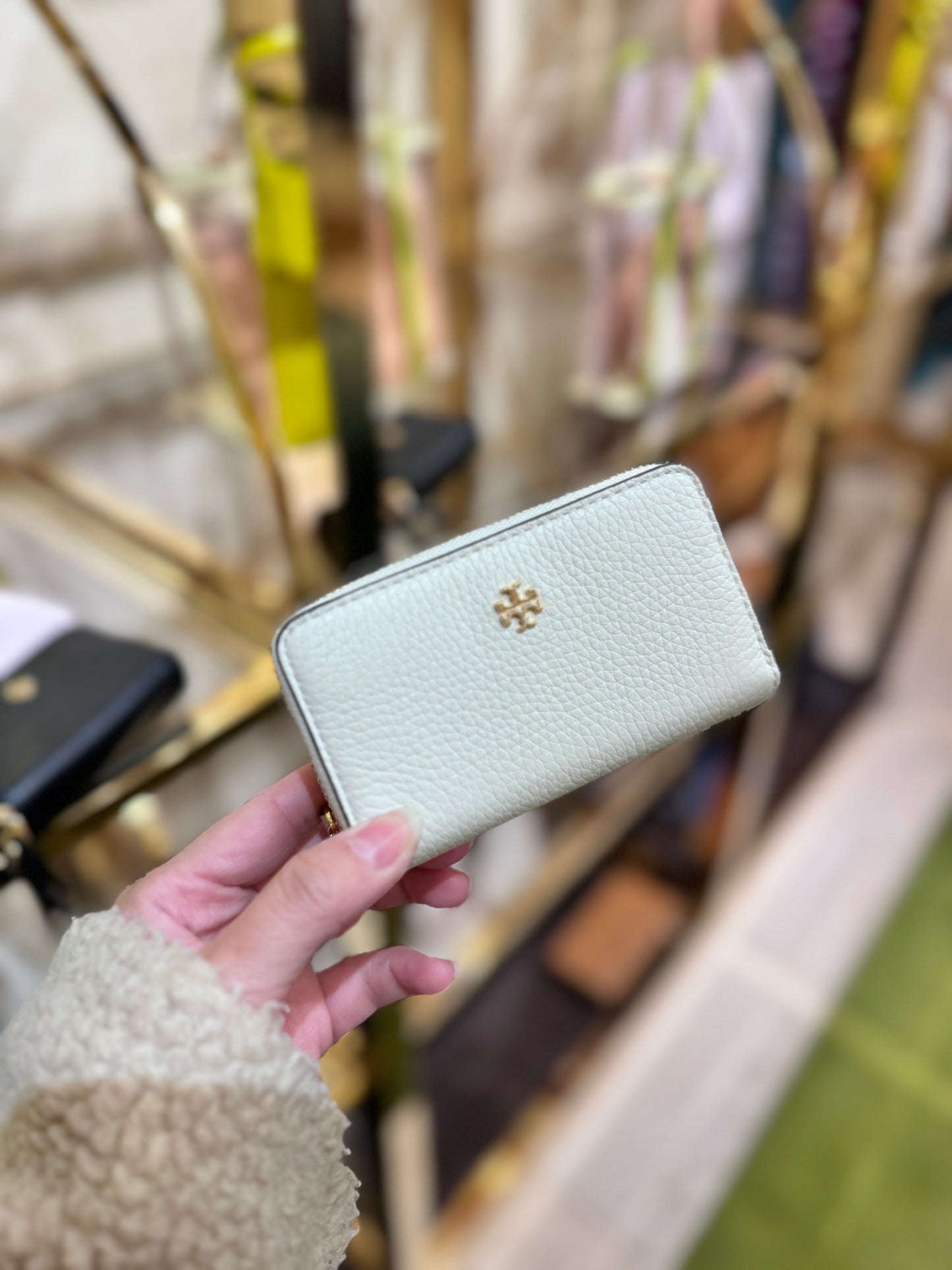 Tory Burch 雙層拉鍊零錢包卡夾