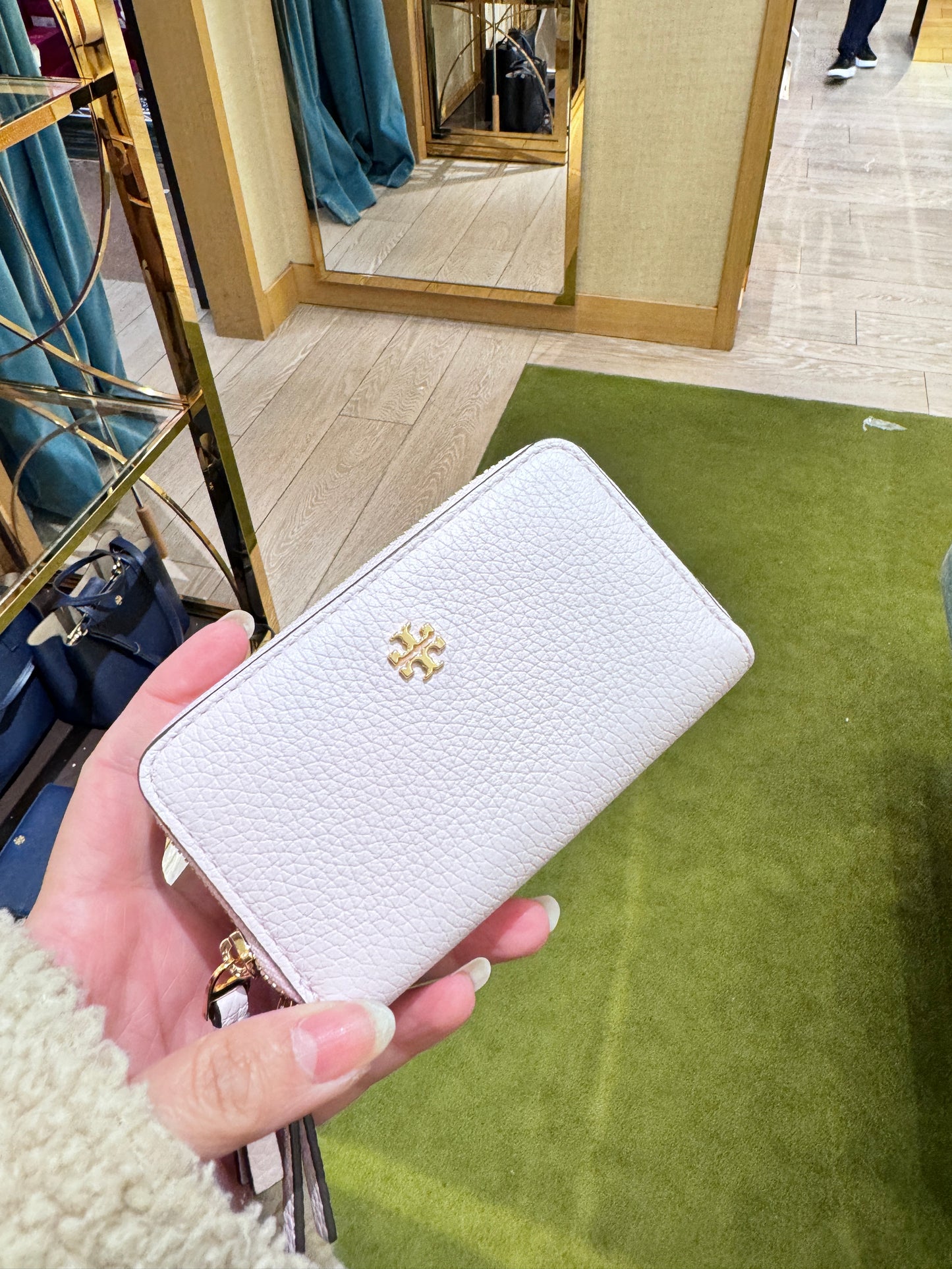 Tory Burch 雙層拉鍊零錢包卡夾