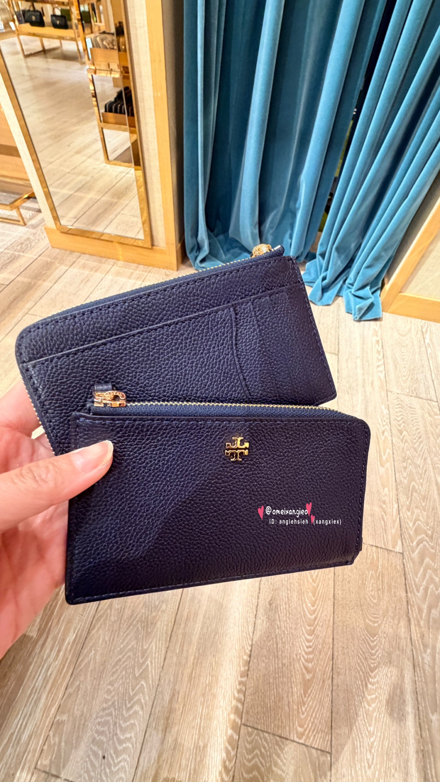 Tory Burch Blake 荔枝皮革卡夾