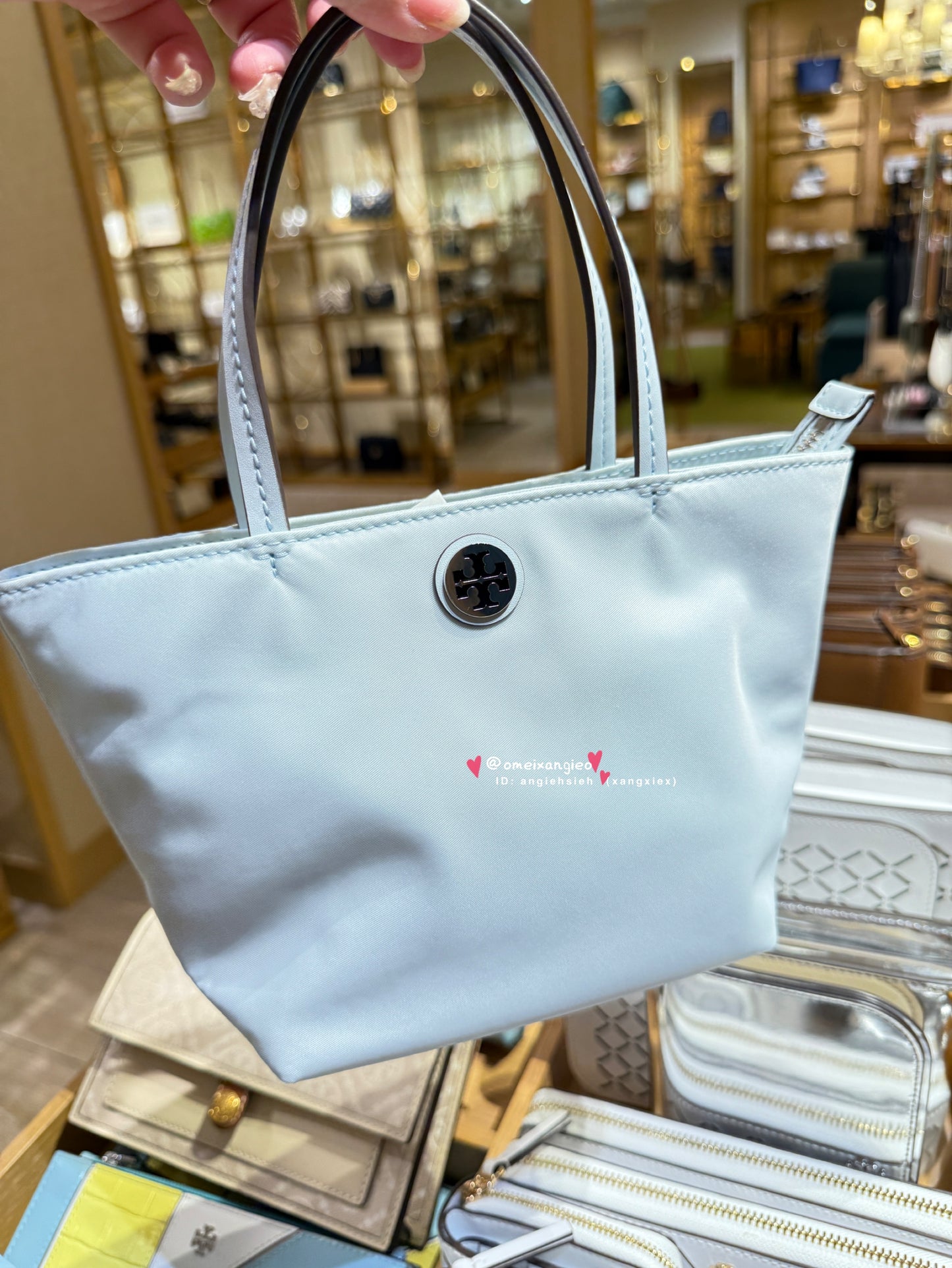 Tory Burch 尼龍小托特包 可斜背