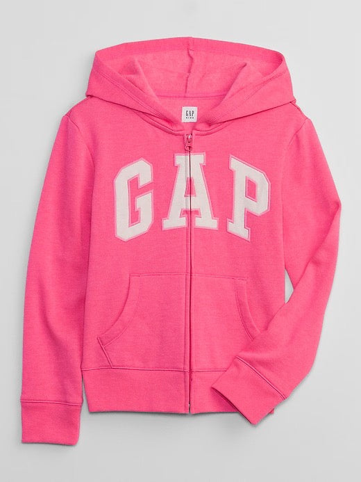 GAP 大女童 內刷毛連帽外套