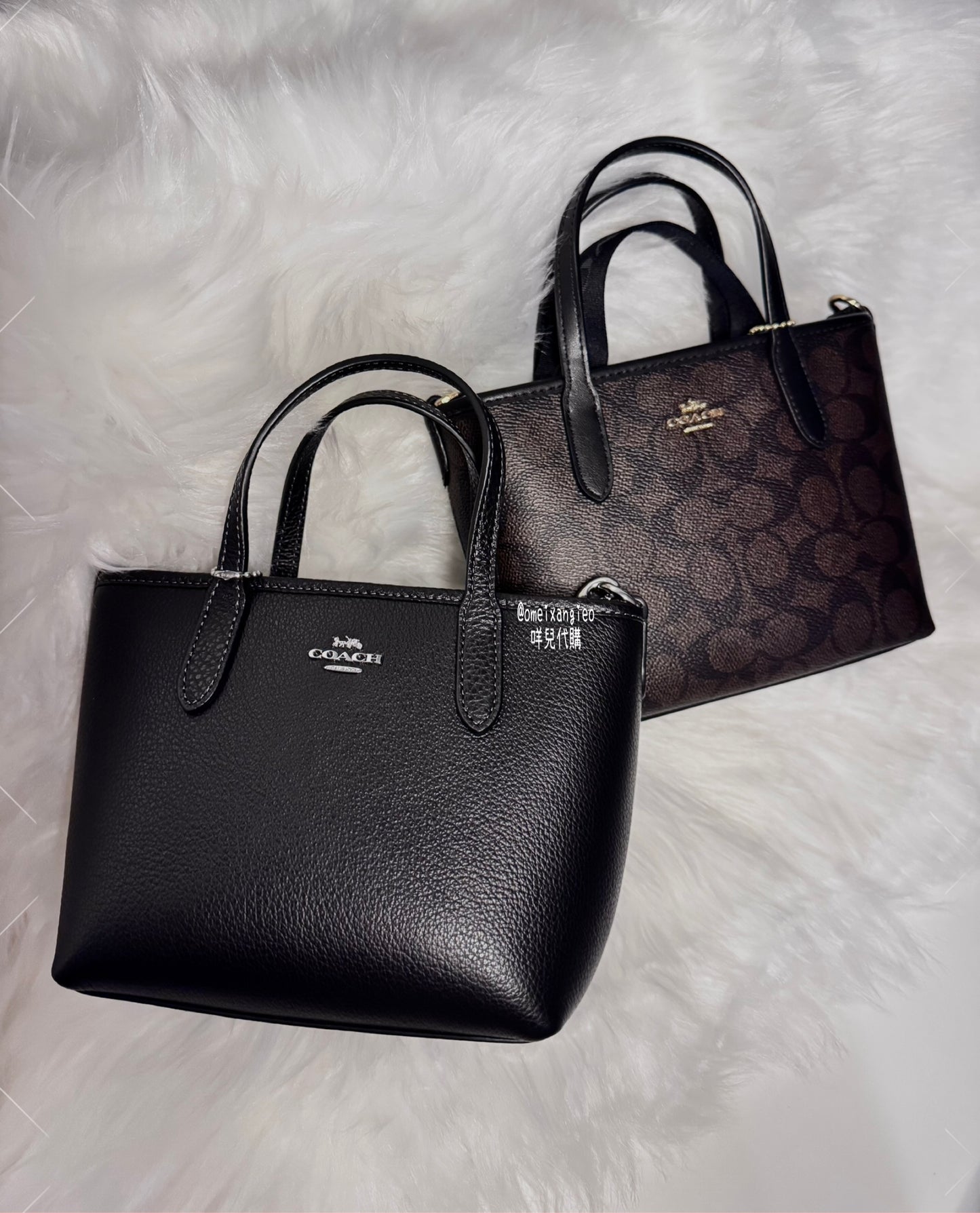 Coach mini city Tote 迷你托特包