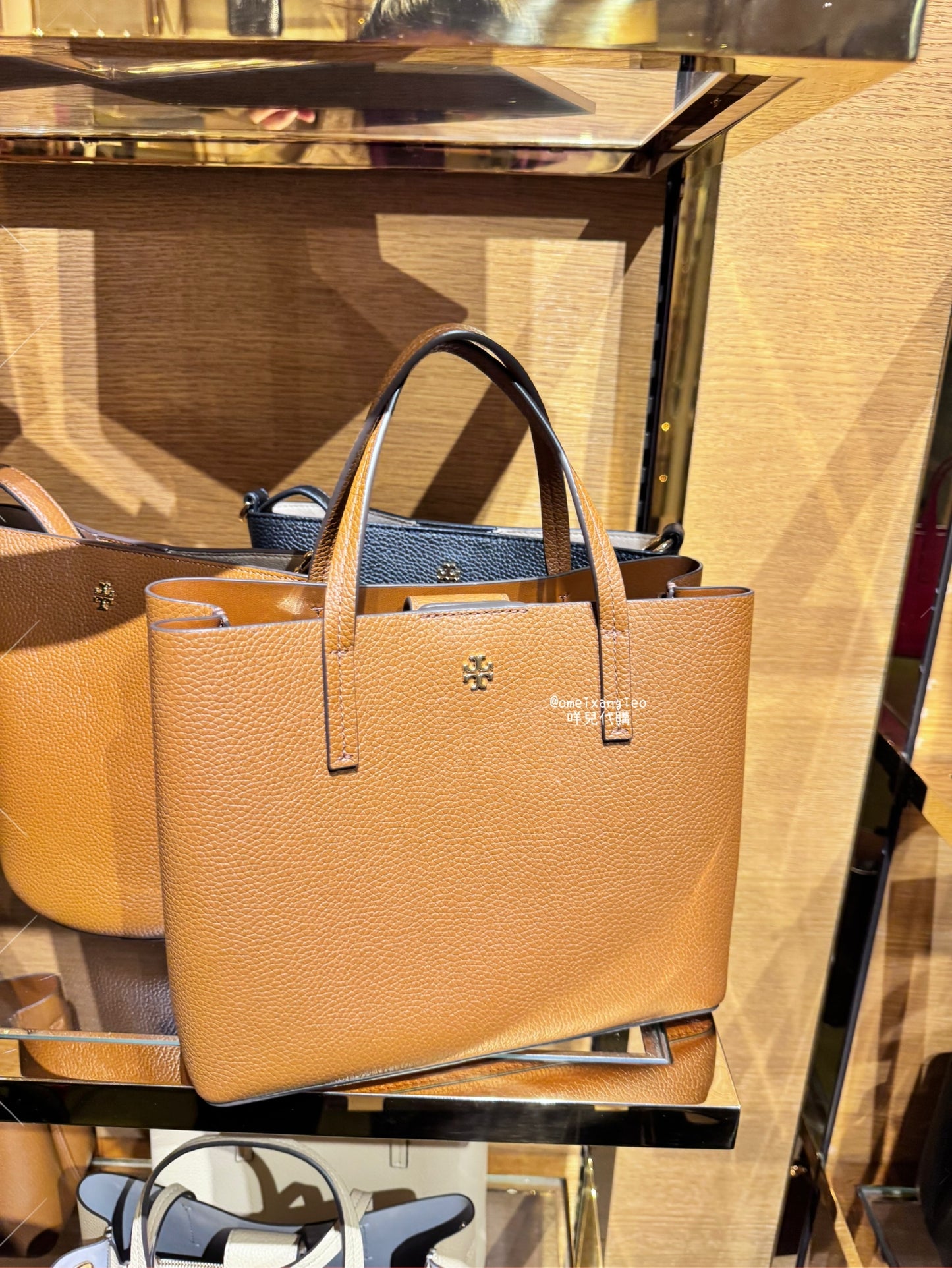 Tory Burch Thea 荔枝皮革托特包