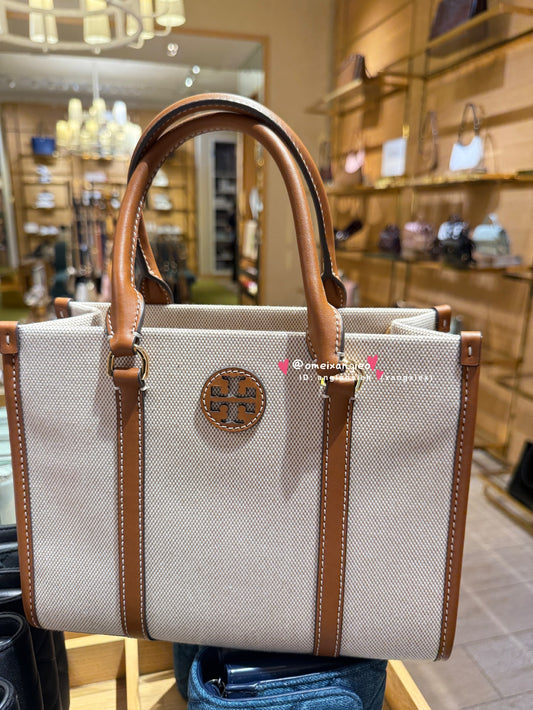 Tory Burch 帆布拼接托特包