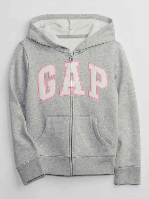 GAP 大女童 內刷毛連帽外套