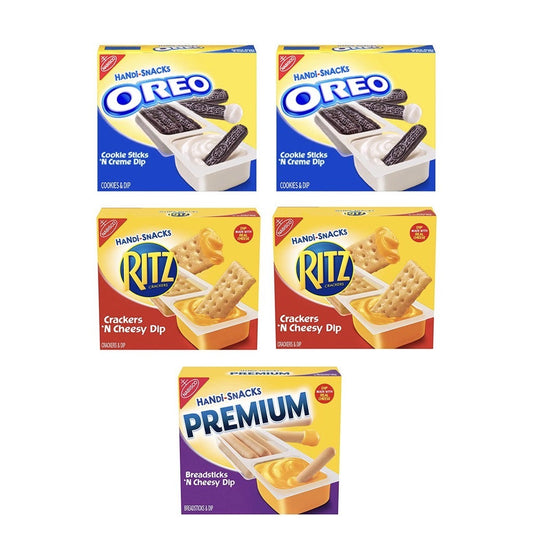 Nabisco Handi-Snacks 起司沾醬餅乾 OREO/Ritz/Pretzel 盒裝 點心 零食 沾著吃